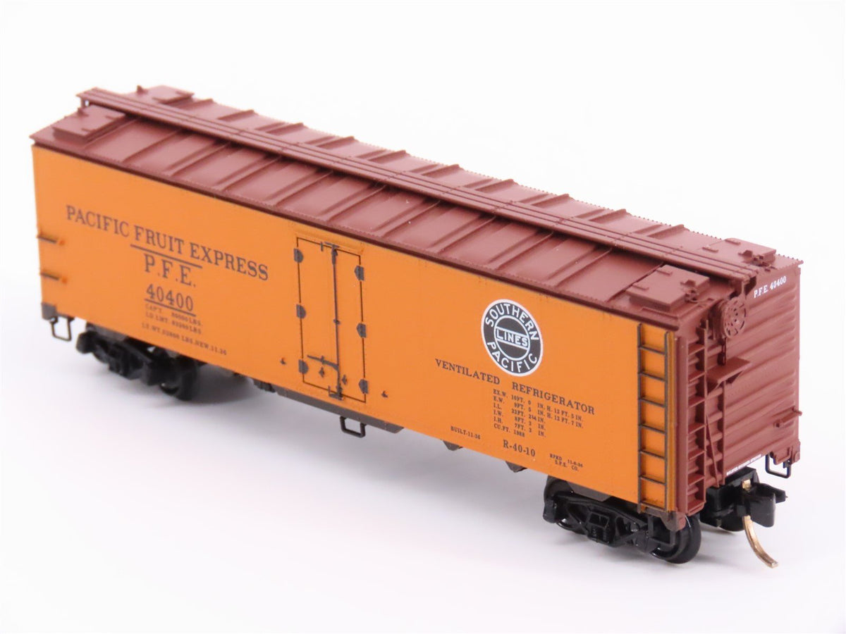 N Scale Micro-Trains MTL 59010 SP UP PFE Pacific Fruit Express 40&#39; Reefer #40400