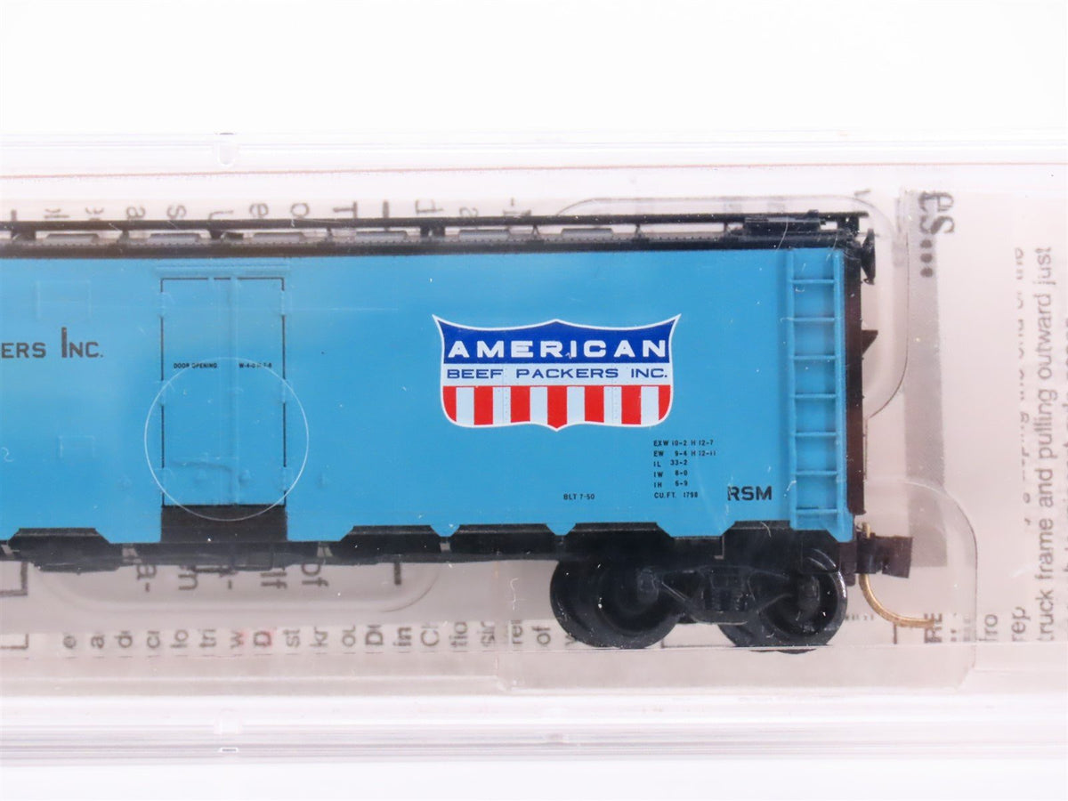 N Scale Micro-Trains MTL 59540 URTX American Beef Packers 40&#39; Reefer #75524