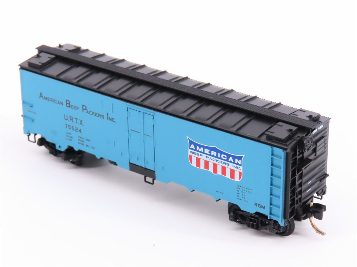 N Scale Micro-Trains MTL 59540 URTX American Beef Packers 40&#39; Reefer #75524