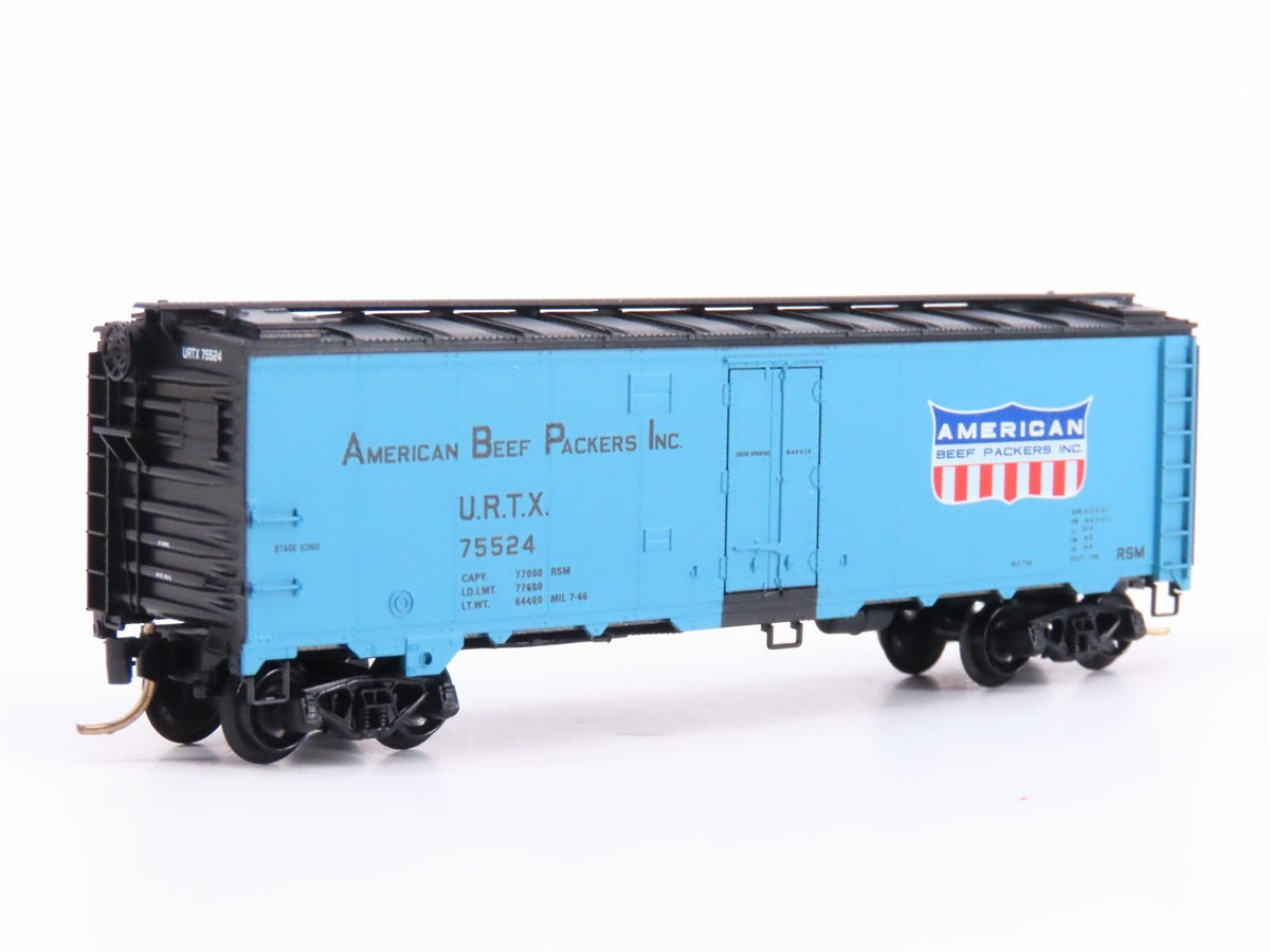 N Scale Micro-Trains MTL 59540 URTX American Beef Packers 40&#39; Reefer #75524