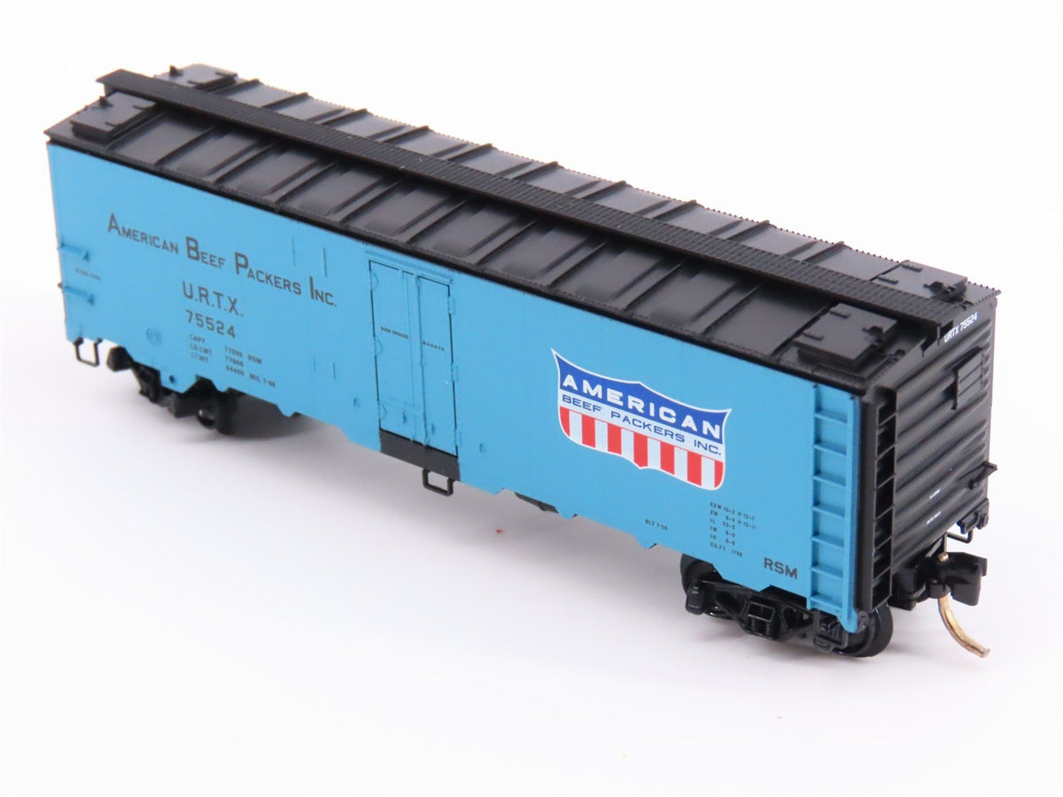 N Scale Micro-Trains MTL 59540 URTX American Beef Packers 40&#39; Reefer #75524