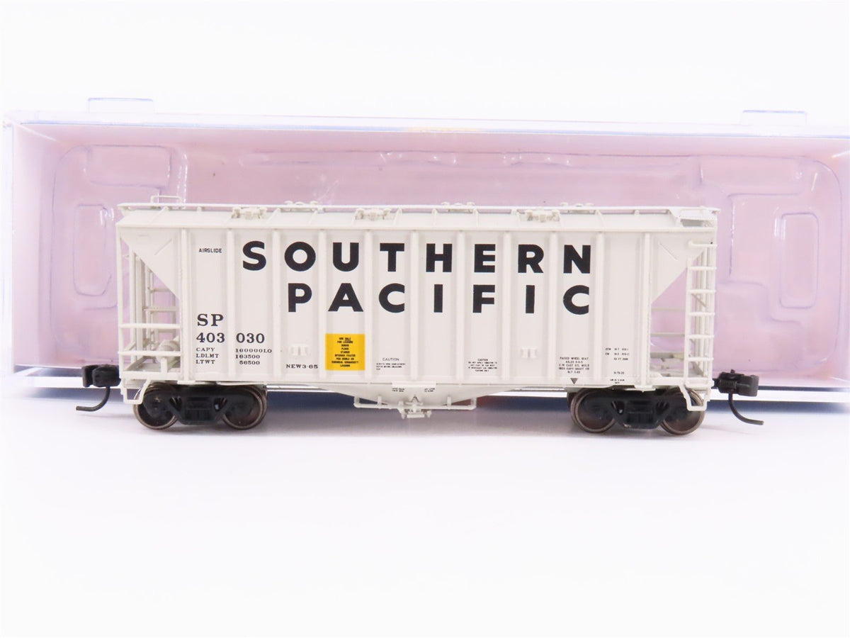 N Scale Athearn ATH23880 SP Southern Pacific 2-Bay Covered Hopper Car #403030