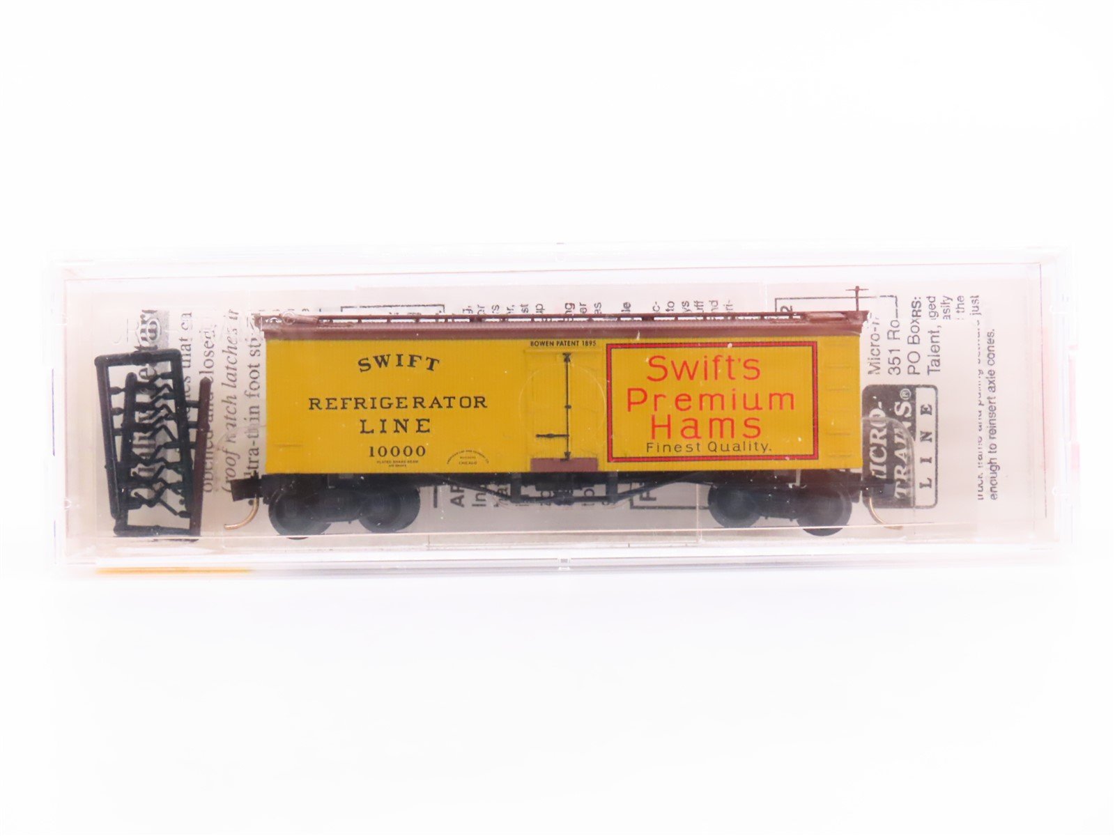 N Scale Micro-Trains MTL 58070 SRL Swift's Premium Hams 36' Wood Reefer #10000