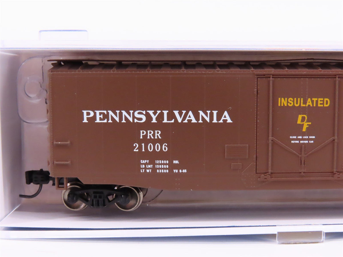 N Scale Athearn ATH2844 PRR Pennsylvania 50&#39; PS-1 Plug Door Boxcar #21006