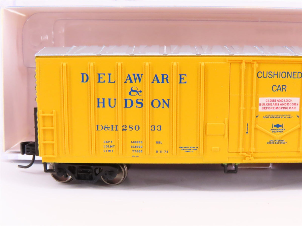 N Scale Athearn ATH3856 D&amp;H Delaware &amp; Hudson 50&#39; NACC Boxcar #28033