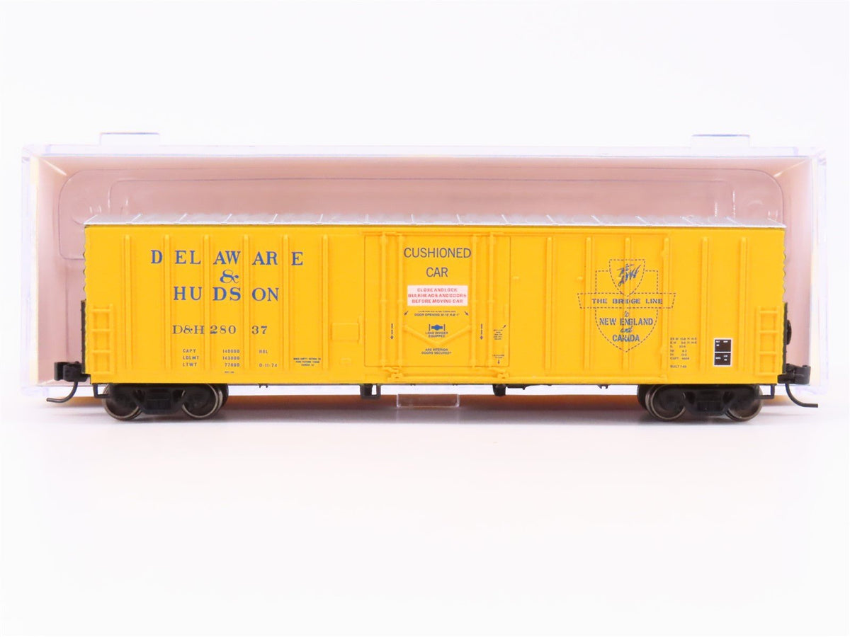 N Scale Athearn ATH3857 D&amp;H Delaware &amp; Hudson 50&#39; NACC Boxcar #28037