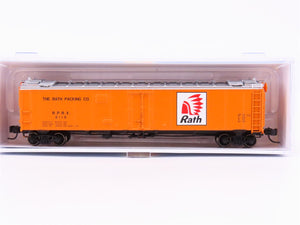 N Scale Athearn 2382 RPRX RATH Packing 50' Ice Bunker Reefer Car #2110