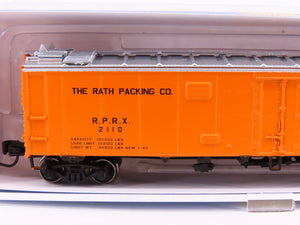 N Scale Athearn 2382 RPRX RATH Packing 50' Ice Bunker Reefer Car #2110