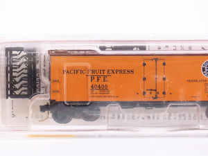 N Scale Micro-Trains MTL 59010 SP UP PFE Pacific Fruit Express 40' Reefer #40400