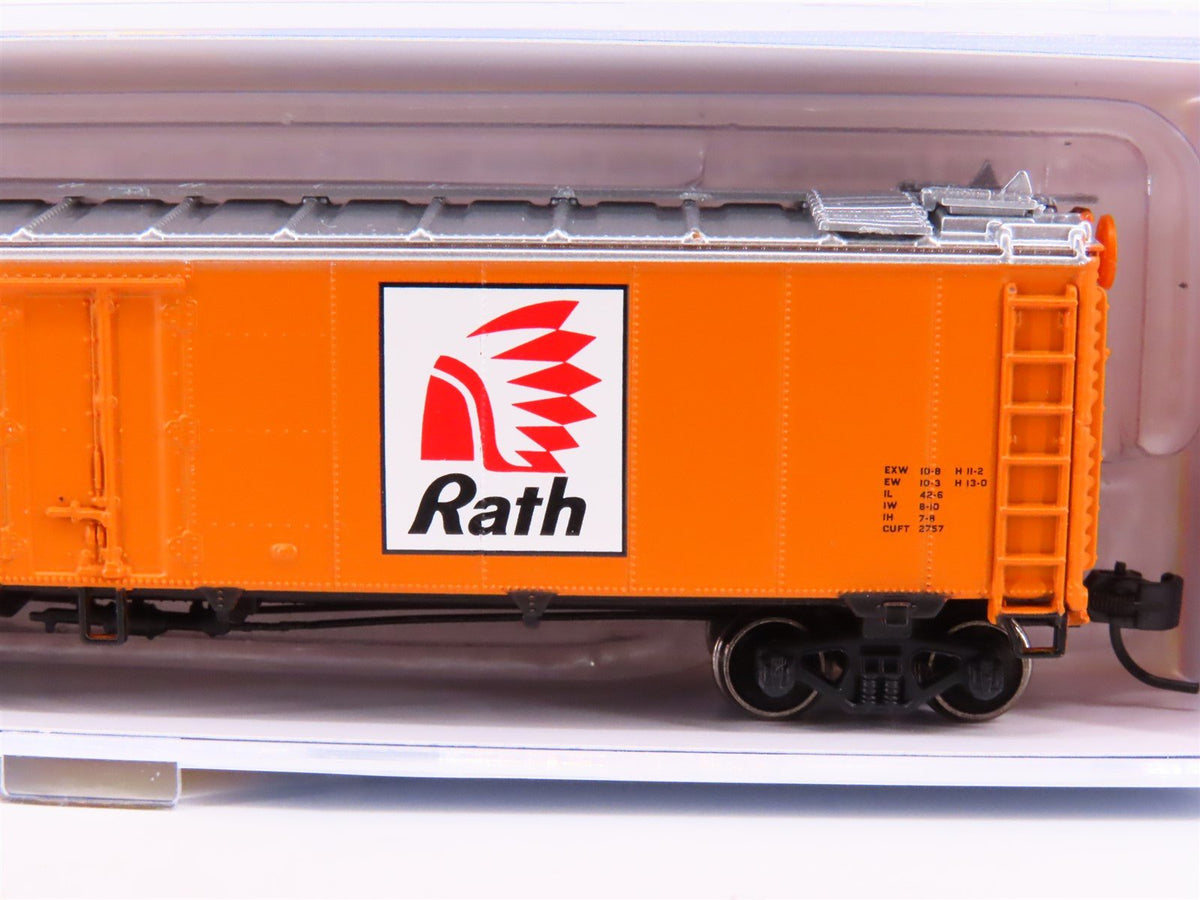 N Scale Athearn 2380 RPRX RATH Packing 50&#39; Ice Bunker Reefer Car #2103