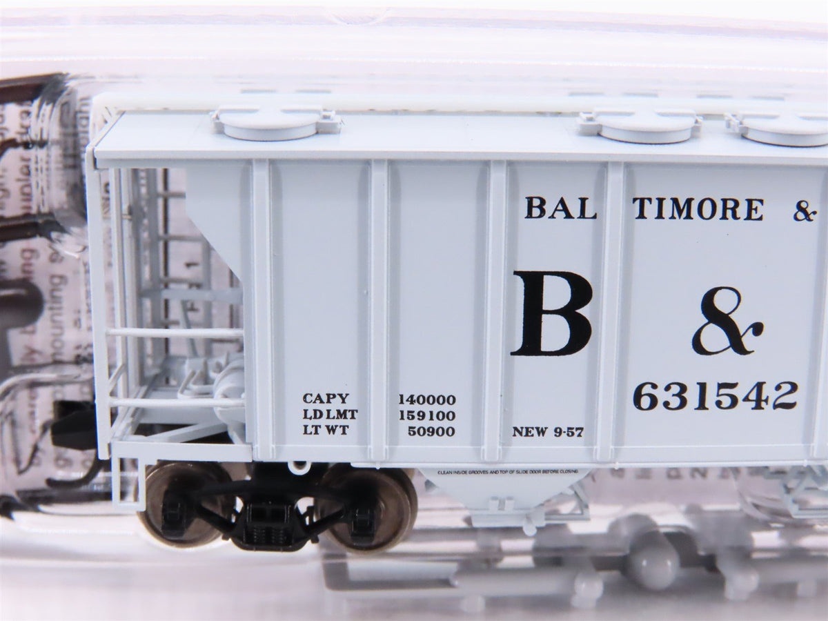 N Scale Micro-Trains MTL 09500042 B&amp;O Railway PS-2 2-Bay Hopper Car #631542