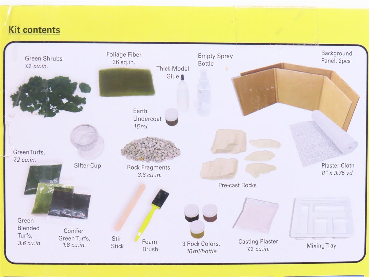 Multi-Scale JTT Scenery DIY Kit #95735 Mountain &amp; Landscape