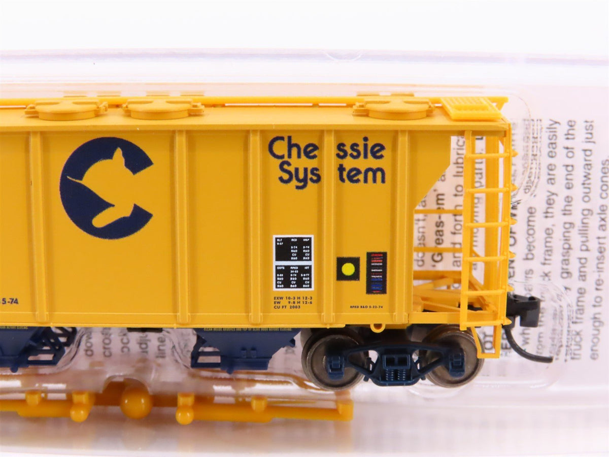 N Scale Micro-Trains MTL 09500091 C&amp;O Railway PS-2 2-Bay Hopper Car #631517