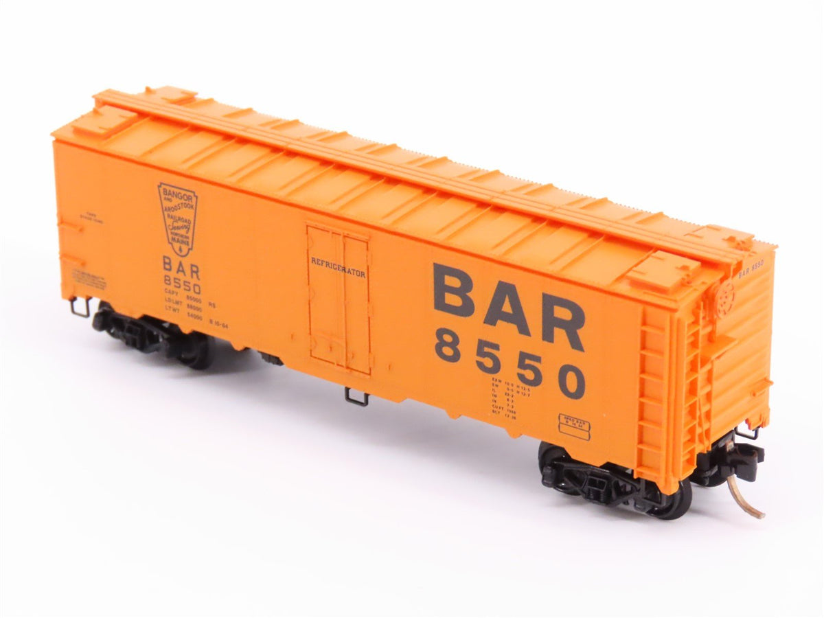 N Scale Micro-Trains MTL 59020 BAR Bangor &amp; Aroostook 40&#39; Steel Reefer #8550