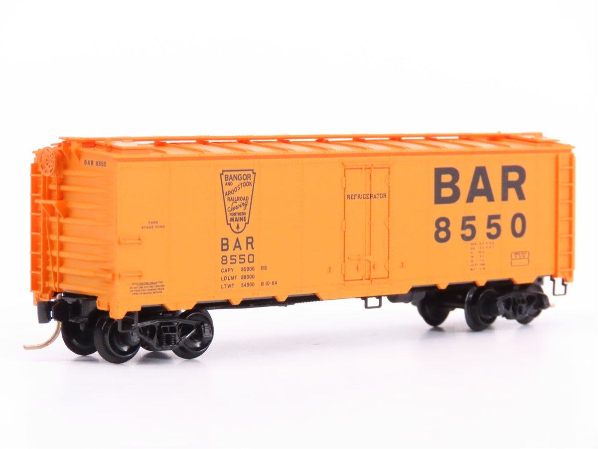 N Scale Micro-Trains MTL 59020 BAR Bangor &amp; Aroostook 40&#39; Steel Reefer #8550