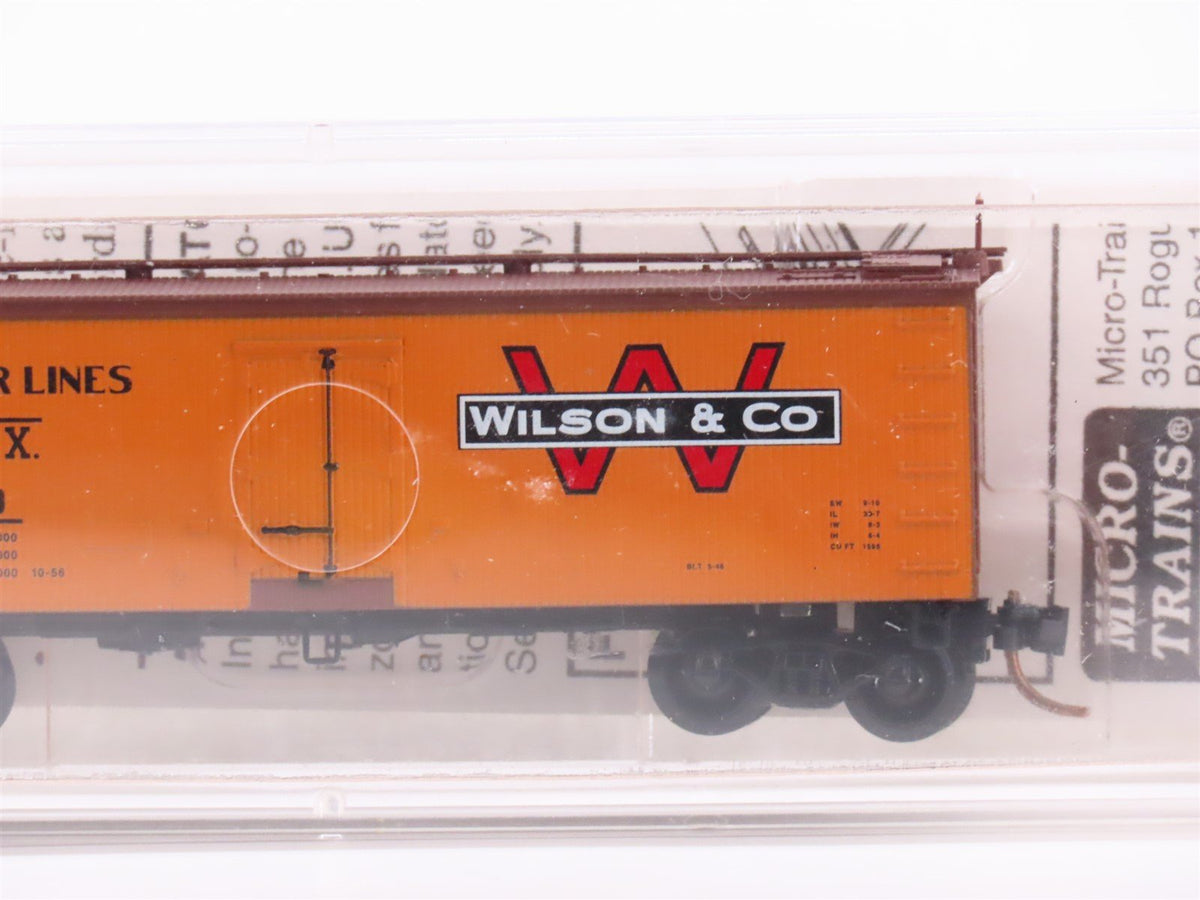 N Scale Micro-Trains MTL 58540 WCLX Wilson &amp; Company 36&#39; Wood Reefer #9259