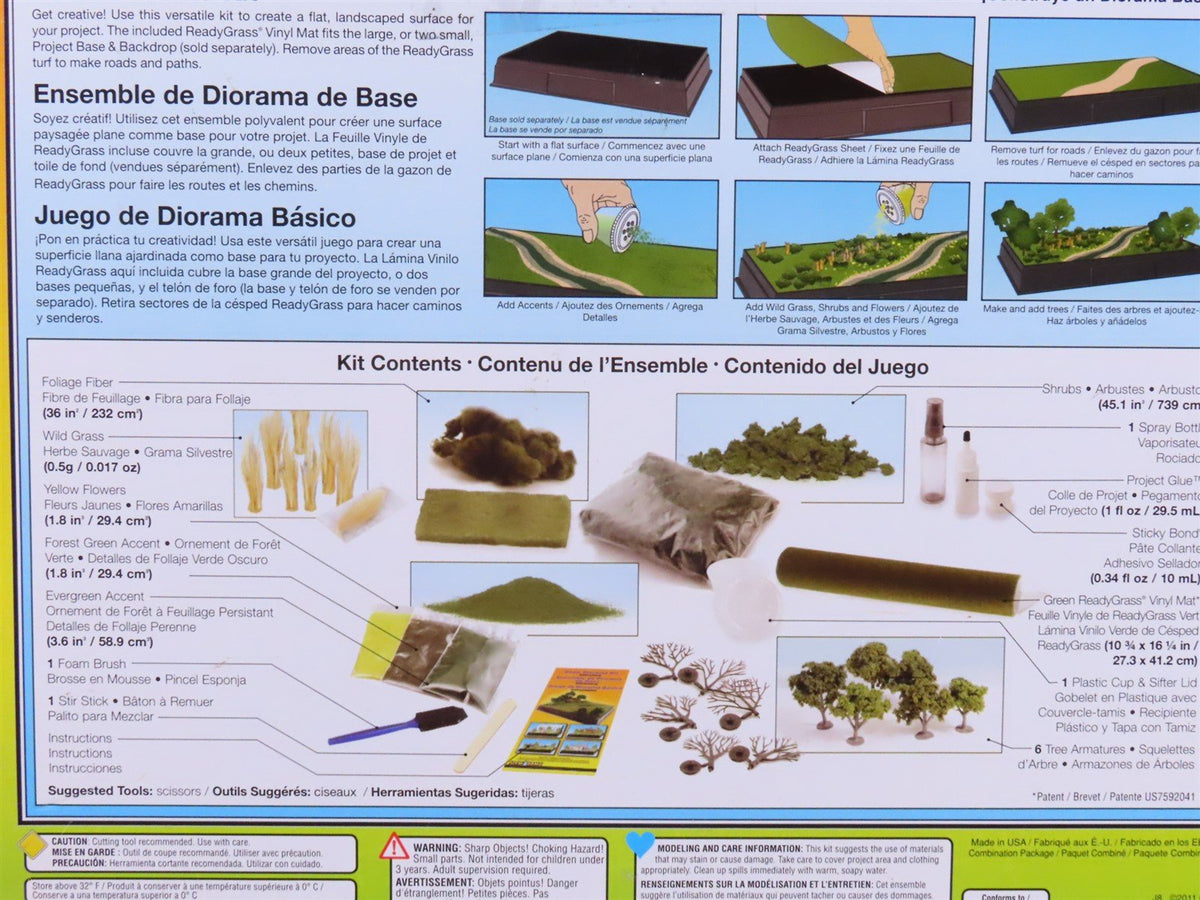 Multi-Scale Woodland Scene-A-Rama Kit #SP4110 Basic Diorama