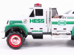 Hess Toy Truck 2011 Flatbed Utility Truck & Race Car w/ Lights & Sound