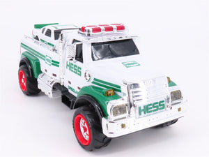 Hess Toy Truck 2011 Flatbed Utility Truck & Race Car w/ Lights & Sound