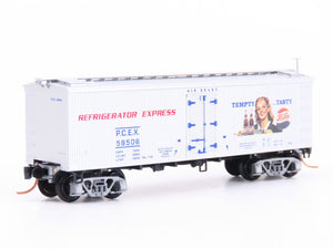 N Scale Micro-Trains MTL 58560 PCEX Pepsi Cola 36' Wood Sheathed Reefer #58506