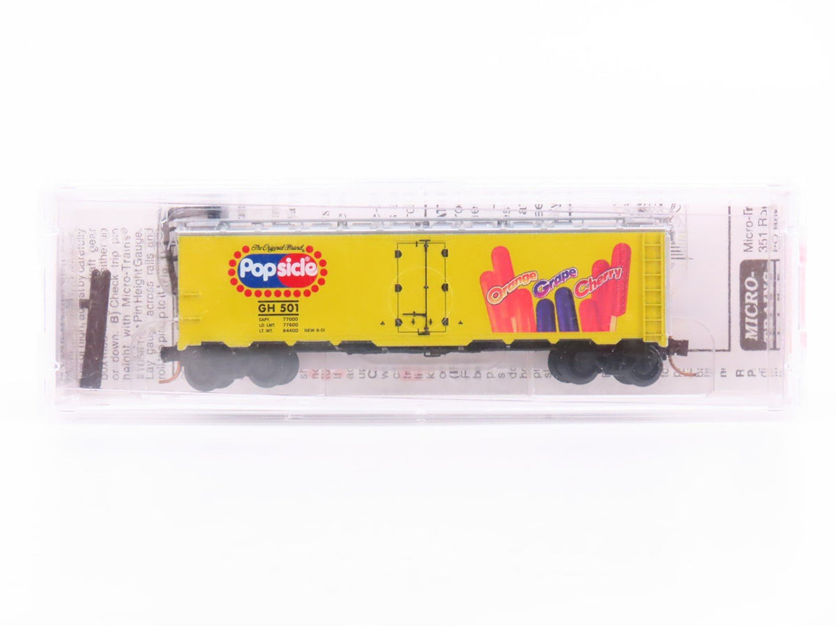 N Scale Micro-Trains MTL 59050 GH Good Humor Popsicle 40&#39; Steel Ice Reefer #501