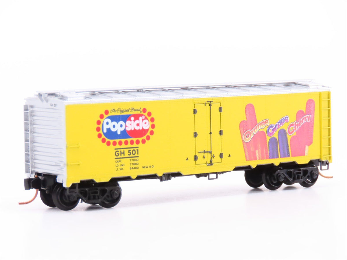 N Scale Micro-Trains MTL 59050 GH Good Humor Popsicle 40&#39; Steel Ice Reefer #501