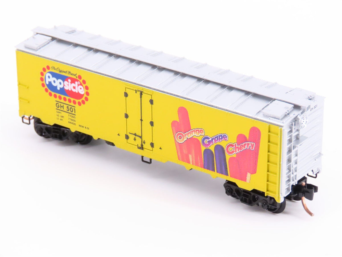 N Scale Micro-Trains MTL 59050 GH Good Humor Popsicle 40&#39; Steel Ice Reefer #501