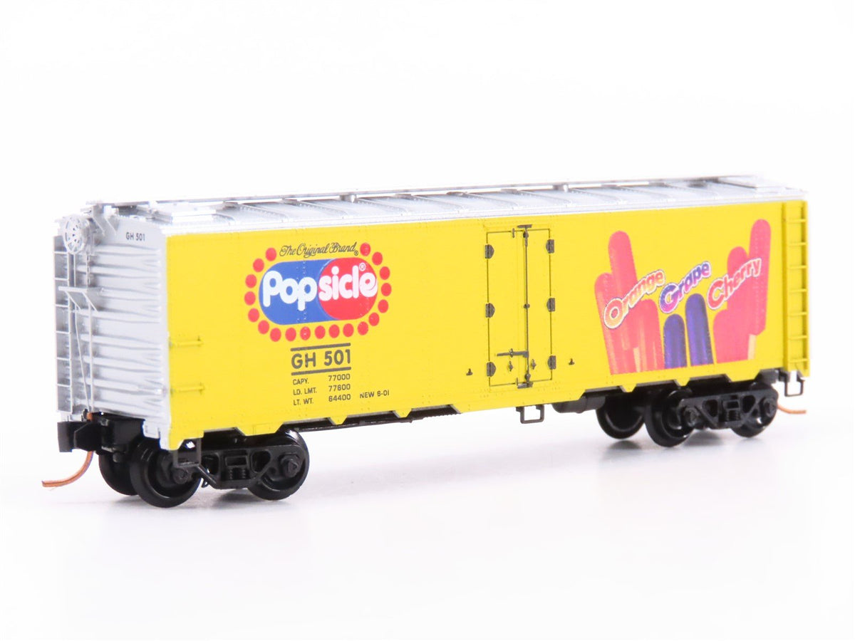 N Scale Micro-Trains MTL 59050 GH Good Humor Popsicle 40&#39; Steel Ice Reefer #501