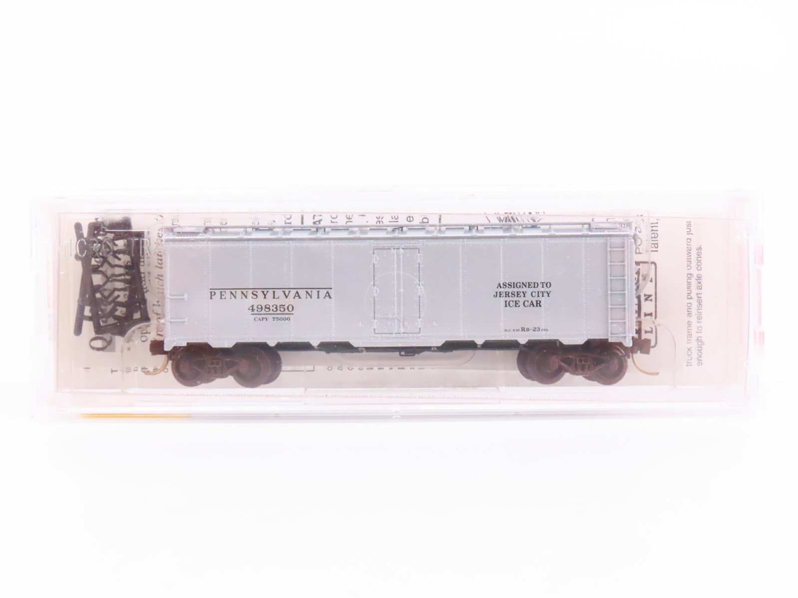 N Scale Micro-Trains MTL 59040 PRR Pennsylvania 40' Steel Ice Reefer #498350