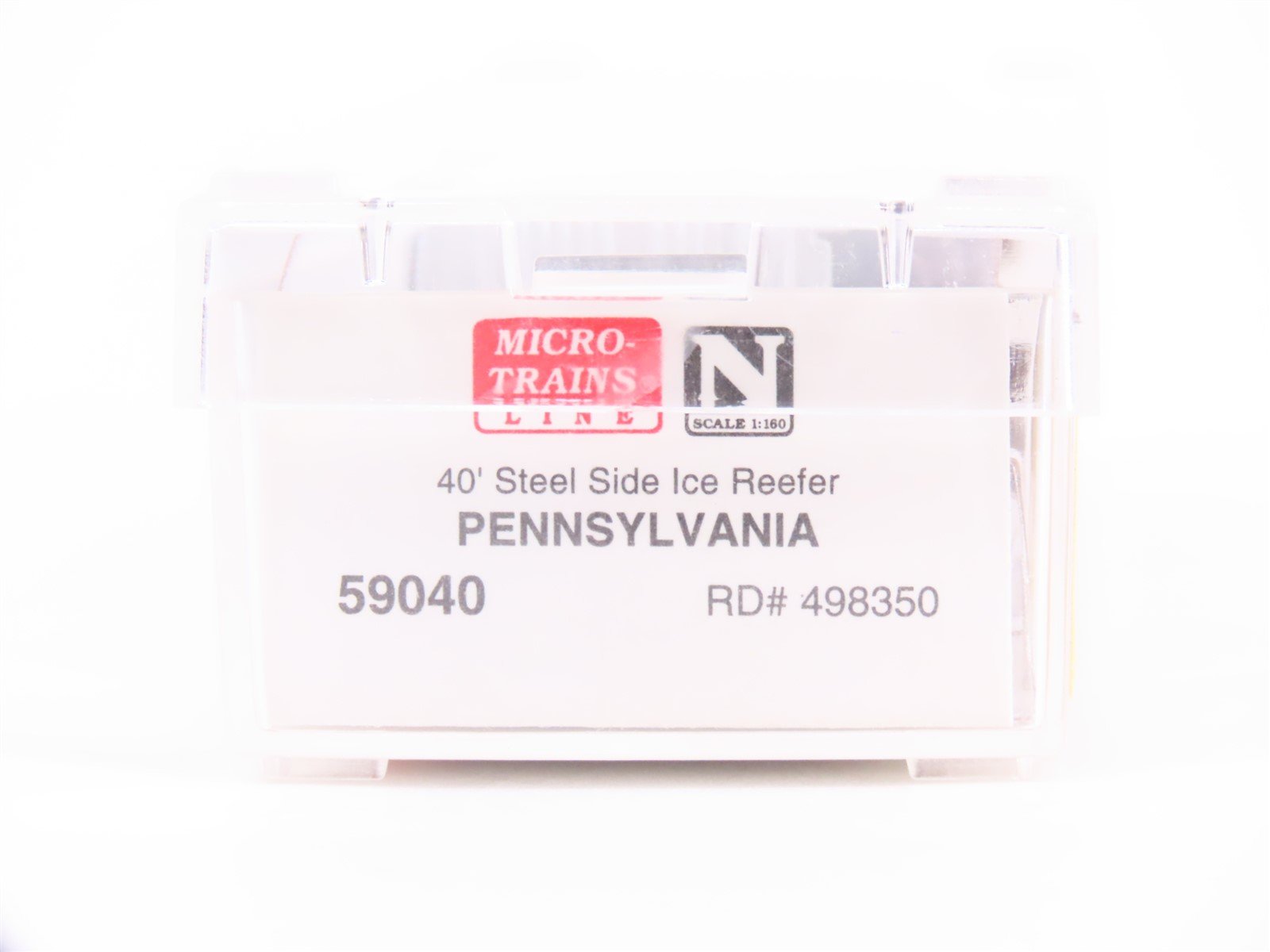 N Scale Micro-Trains MTL 59040 PRR Pennsylvania 40' Steel Ice Reefer #498350