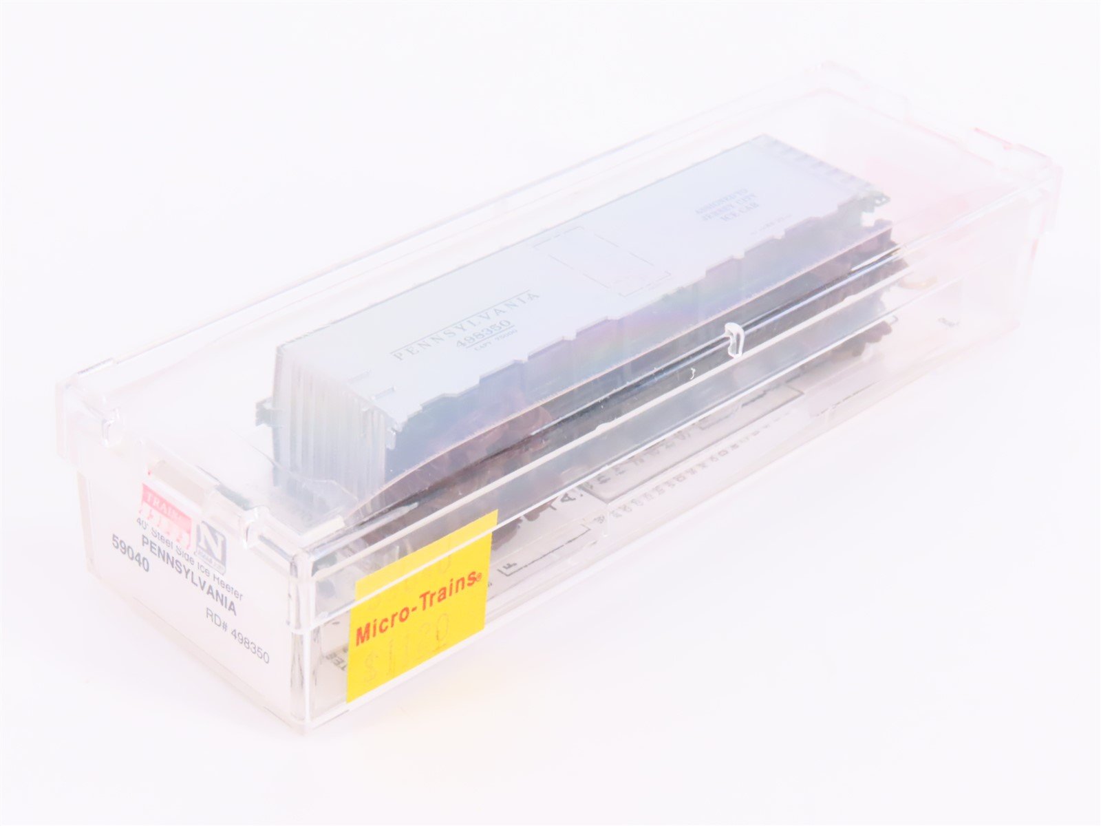 N Scale Micro-Trains MTL 59040 PRR Pennsylvania 40' Steel Ice Reefer #498350