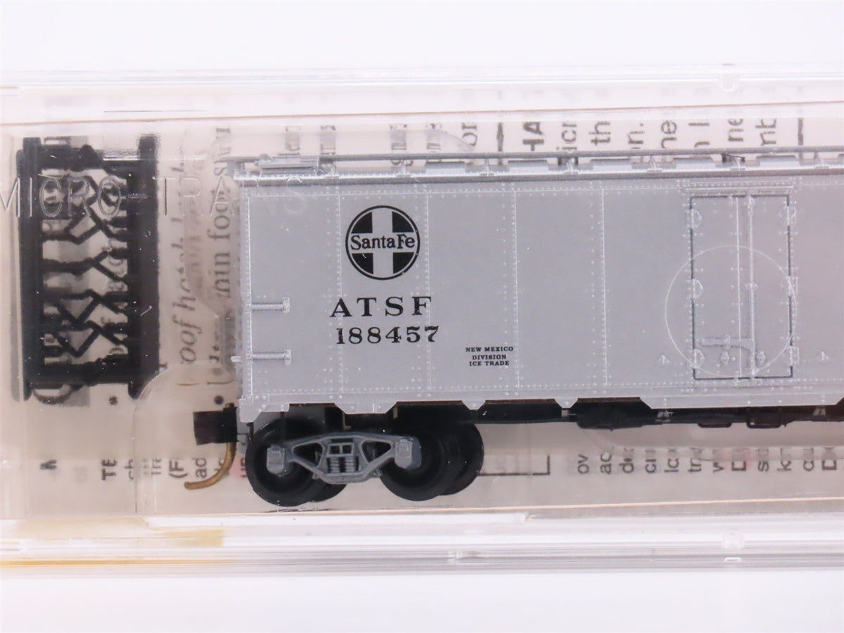 N Scale Micro-Trains MTL 59030 ATSF Santa Fe 40&#39; Steel Ice Reefer #188457