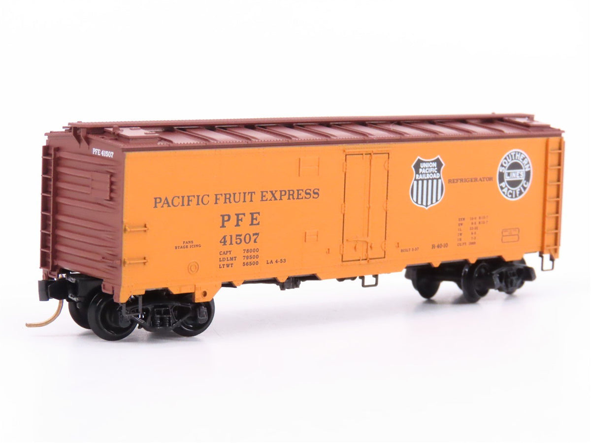 N Scale Micro-Trains MTL 59520 SP UP PFE Pacific Fruit Express 40&#39; Reefer #41507