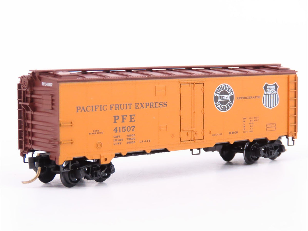 N Scale Micro-Trains MTL 59520 SP UP PFE Pacific Fruit Express 40&#39; Reefer #41507