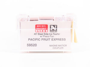 N Scale Micro-Trains MTL 59520 SP UP PFE Pacific Fruit Express 40' Reefer #41507