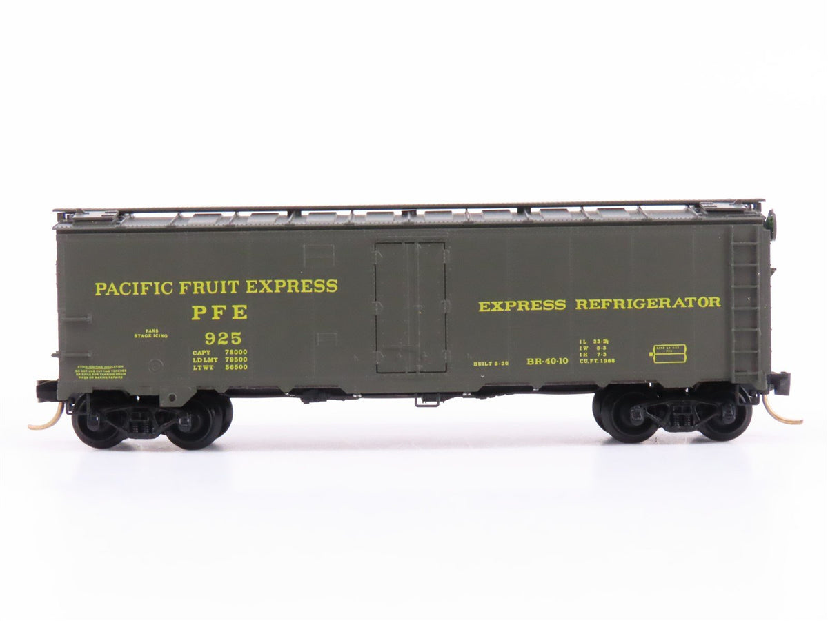 N Scale Micro-Trains MTL 59510 PFE Pacific Fruit Express 40&#39; Steel Reefer #925