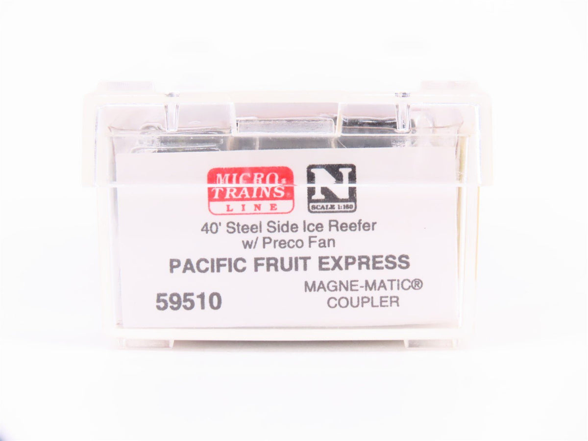 N Scale Micro-Trains MTL 59510 PFE Pacific Fruit Express 40&#39; Steel Reefer #925