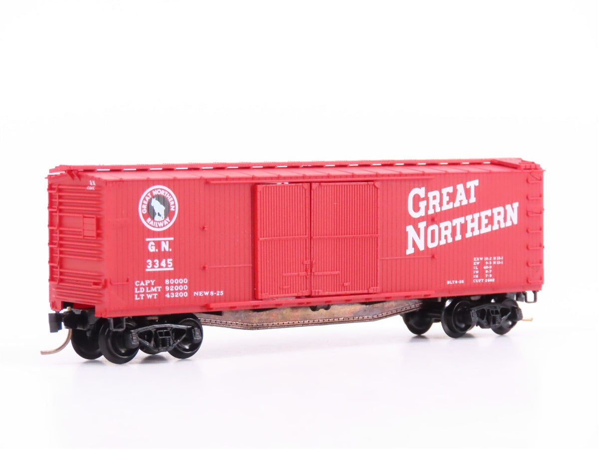 N Scale Micro-Trains MTL 43040 GN Great Northern Railway 40&#39; Box Car #3345