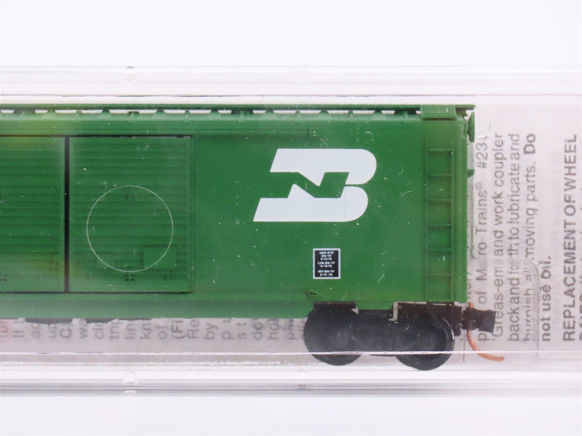 N Scale Micro-Trains MTL 23080 BN Burlington Northern 40&#39; Box Car #198963