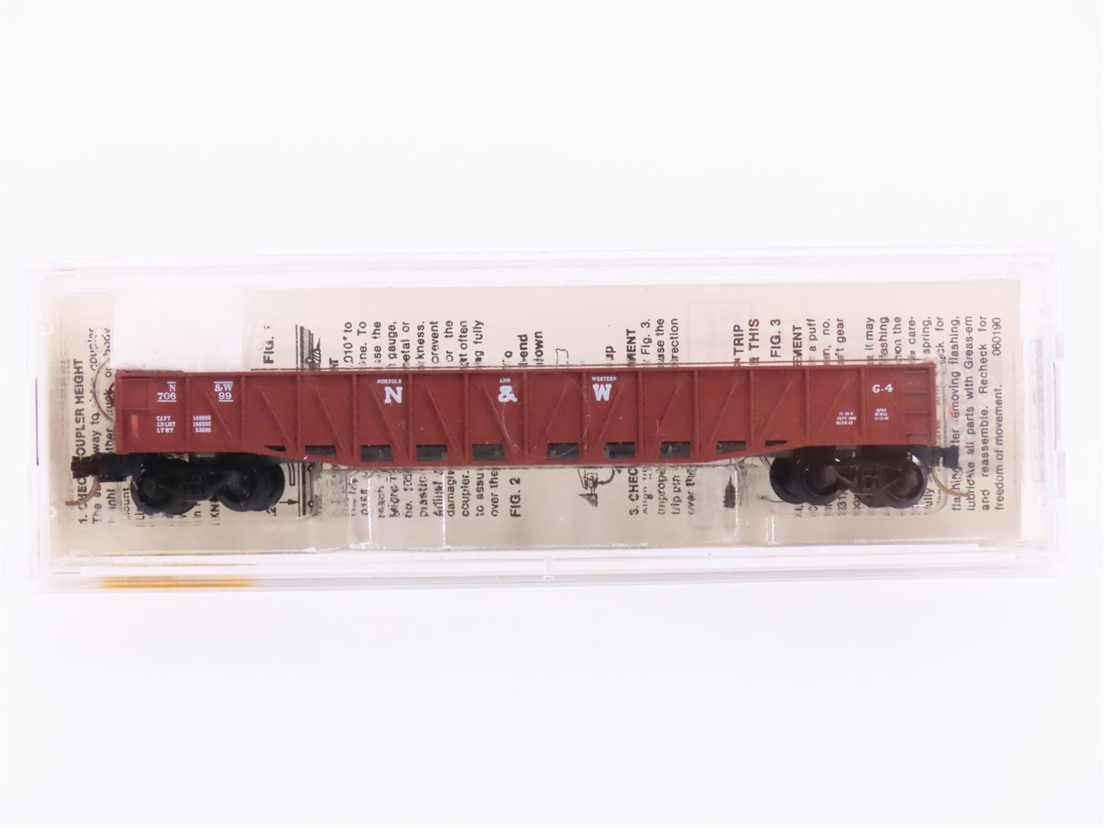 N Scale Micro-Trains MTL 62020 N&W Norfolk & Western Railroad 50' Gondola #70699