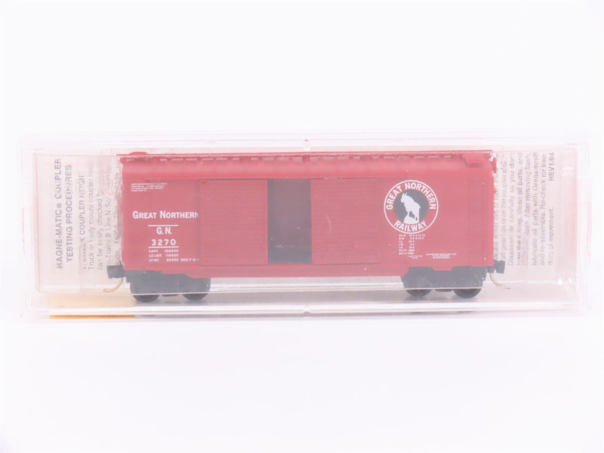 N Scale Micro-Trains MTL 23060 GN Great Northern Railway 40&#39; Box Car #3270