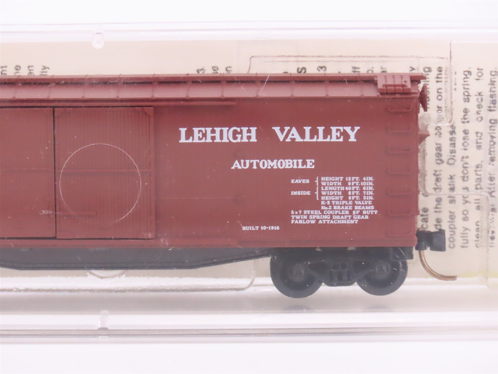 N Scale Kadee Micro-Trains MTL 43050 LV Lehigh Valley 40' Box Car #79006