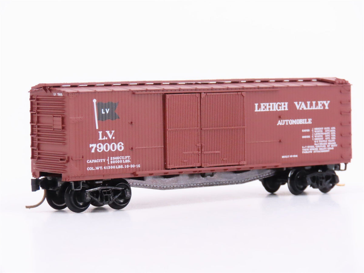 N Scale Kadee Micro-Trains MTL 43050 LV Lehigh Valley 40&#39; Box Car #79006