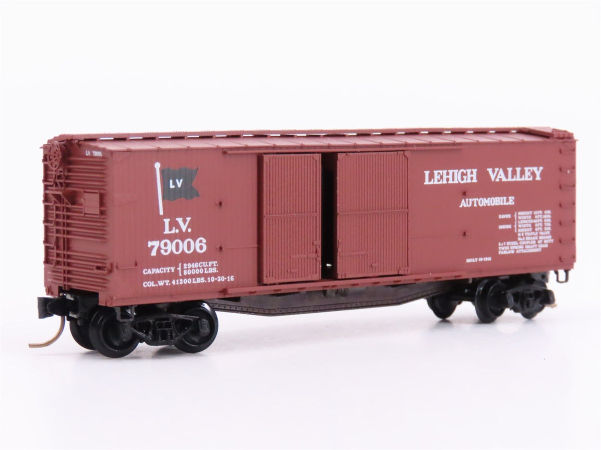 N Scale Kadee Micro-Trains MTL 43050 LV Lehigh Valley 40&#39; Box Car #79006