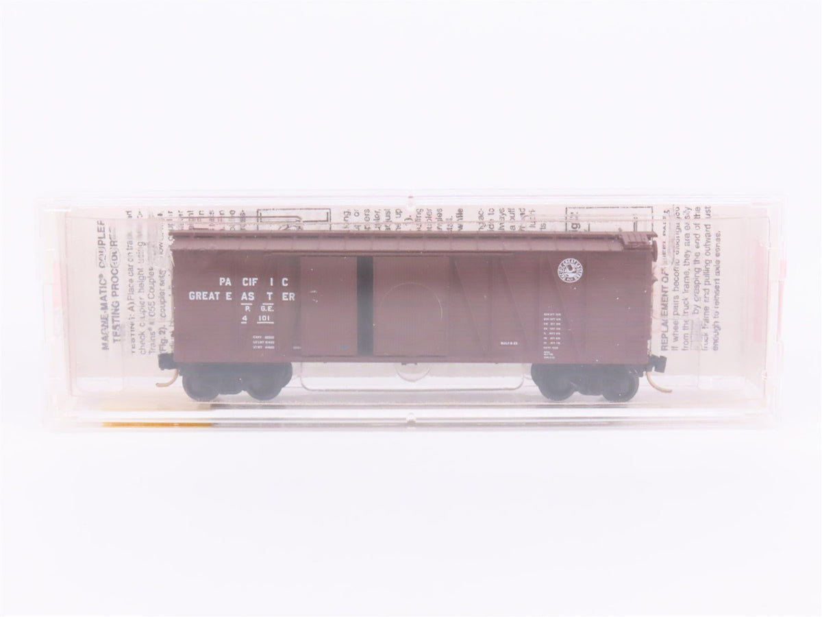 N Scale Micro-Trains MTL 29080 PGE Pacific Great Eastern 40&#39; Box Car #4101