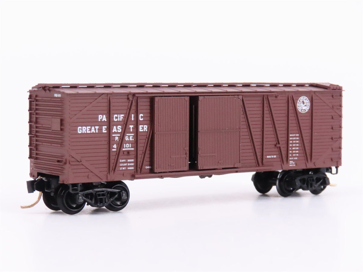 N Scale Micro-Trains MTL 29080 PGE Pacific Great Eastern 40&#39; Box Car #4101