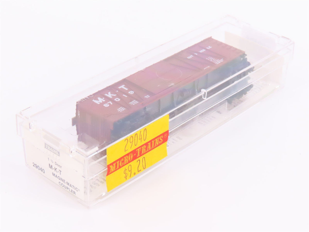 N Scale Micro-Trains MTL 29040 M-K-T 40&#39; Automobile Box Car #67019