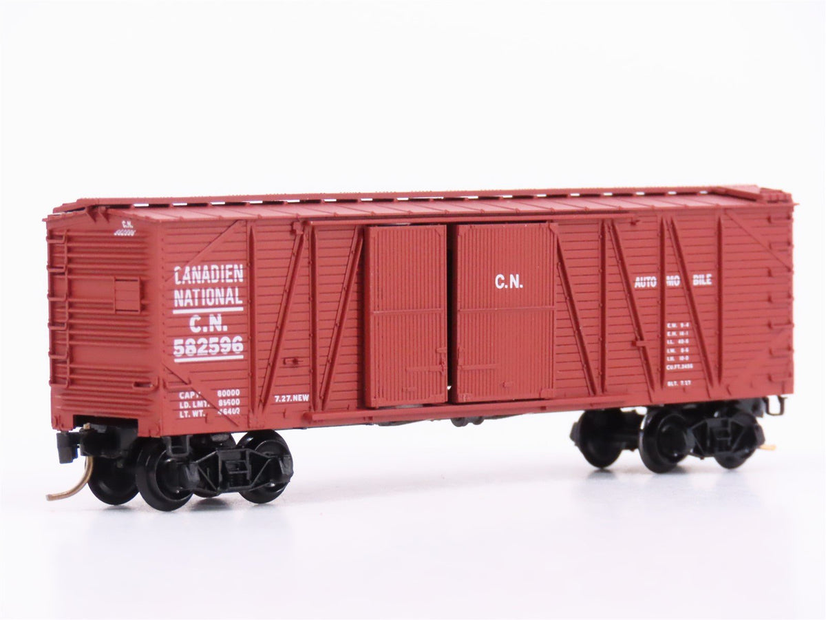 N Scale Micro-Trains MTL 29070 CN Canadian National 40&#39; Auto Box Car #582596