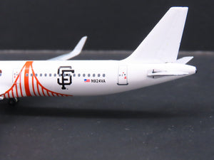 1:400 Aero Classics Die-Cast Alaska San Francisco Giants A320-232 Airliner