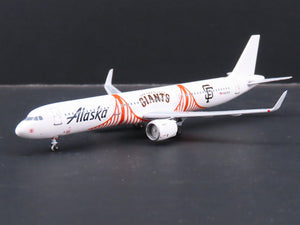 1:400 Aero Classics Die-Cast Alaska San Francisco Giants A320-232 Airliner